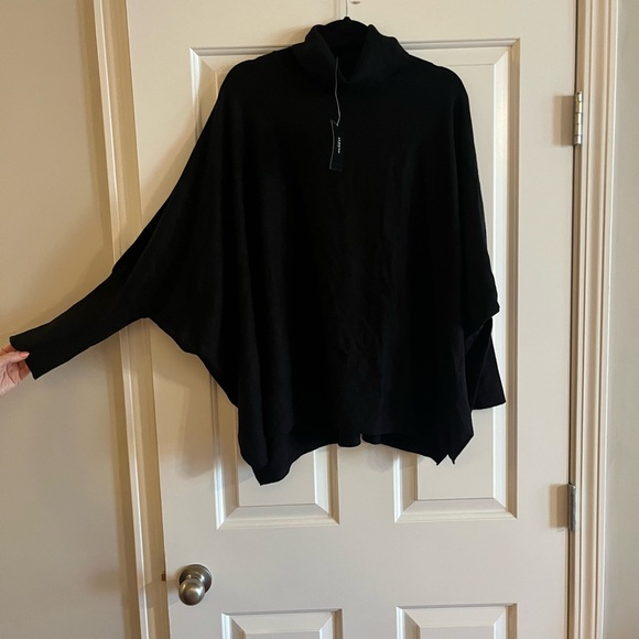 Abrand Black Oversized Shrug Sweater - Picture 1 of 6